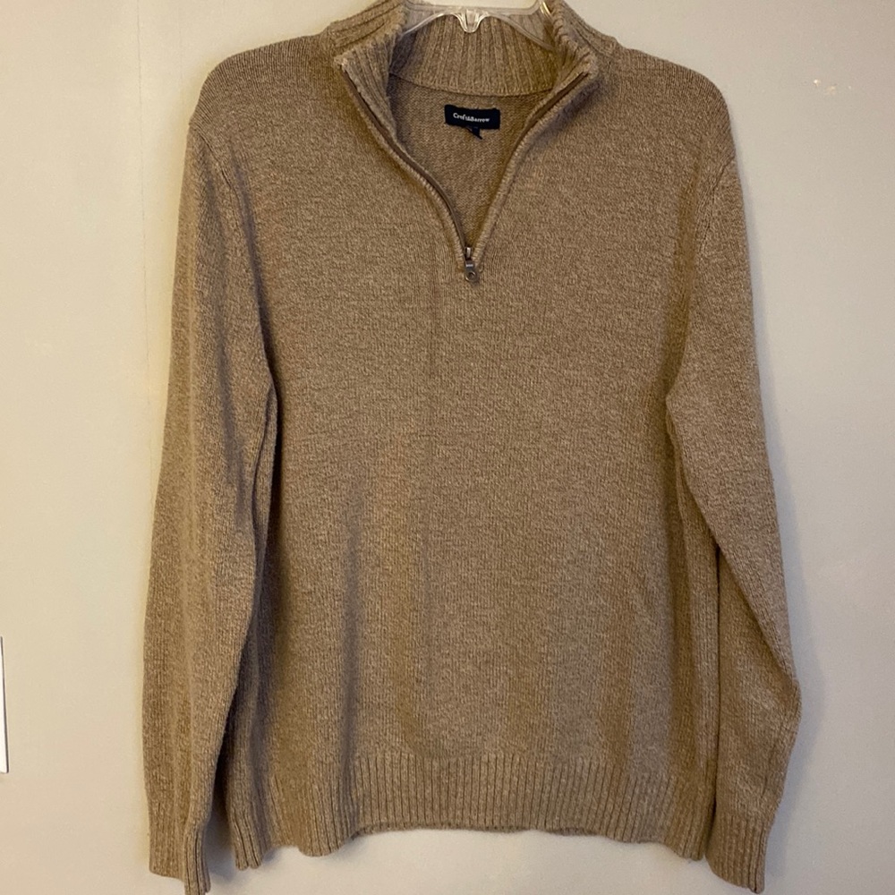 Mens Croft & barrow quarter zip size XL